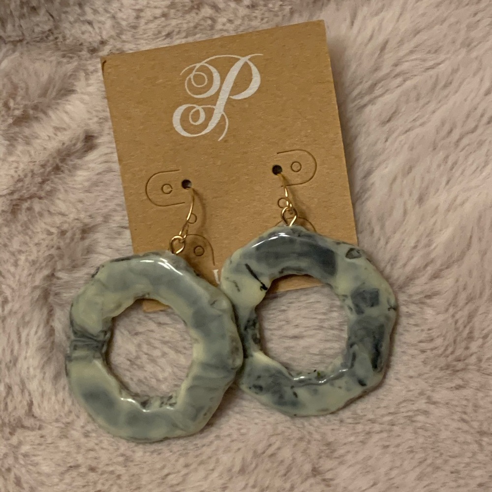 Marbled Dangle earrings